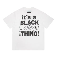 Fog Essentials T Shirts Spring/Summer FOG Letter Print Crew Neck Short Sleeves
