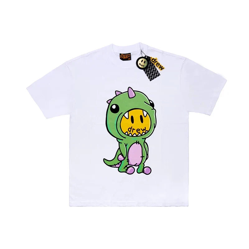 Drew House Dinosaur Graphic Short Sleeve Tee, White