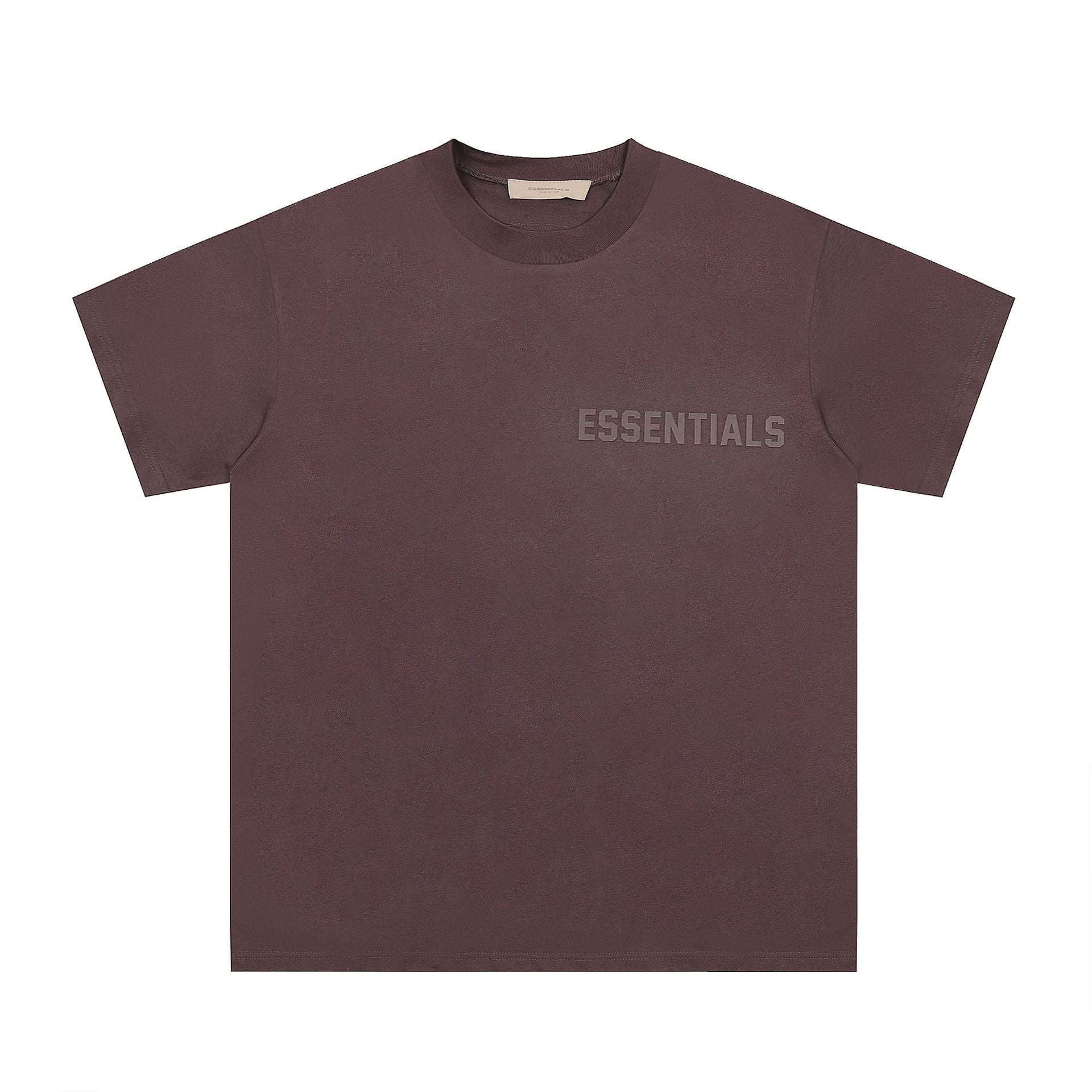 Fog Essentials T Shirts Spring Summer FOG Letters Crew Neck Pullover Short