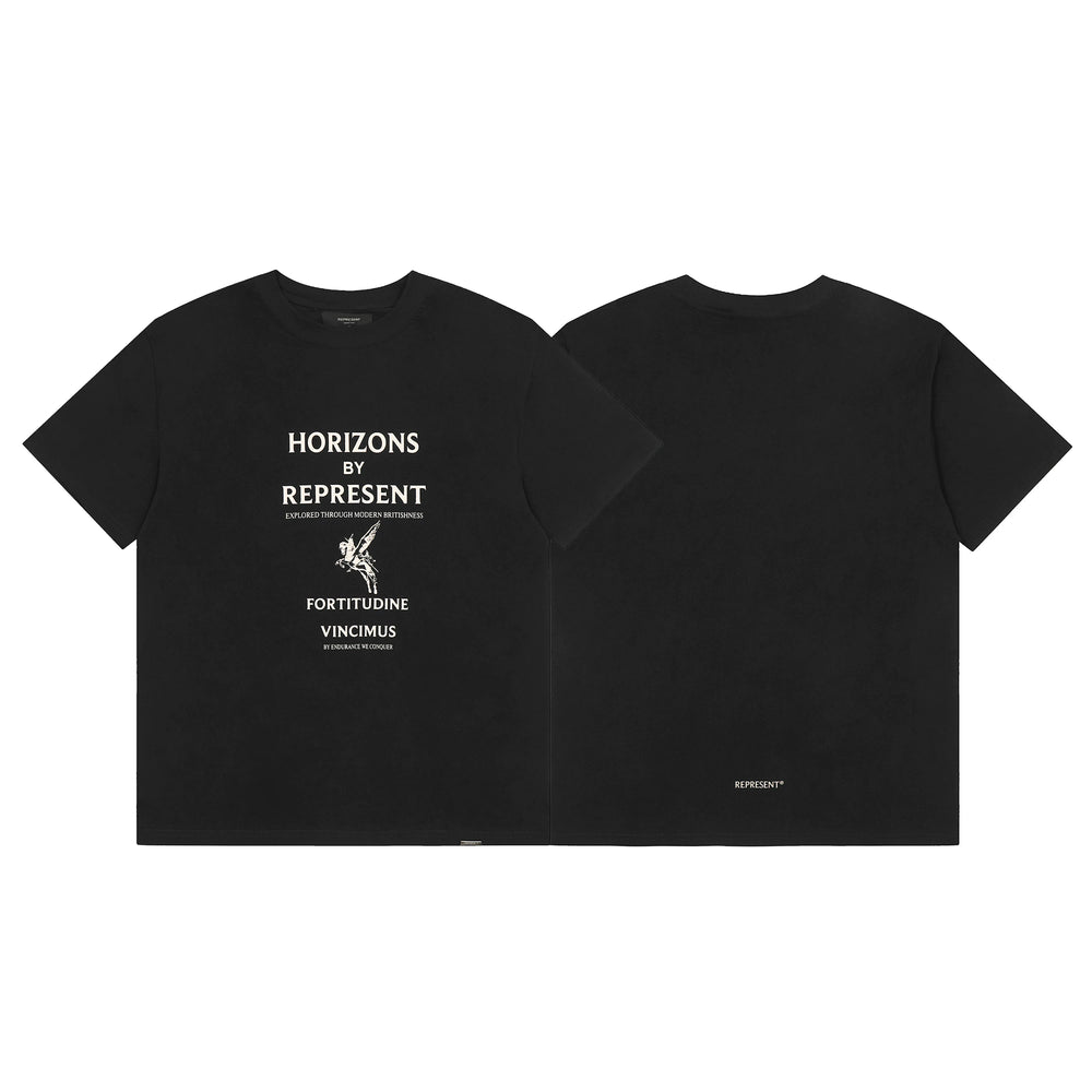 Represent "Horizons" Graphic T-Shirt - Black