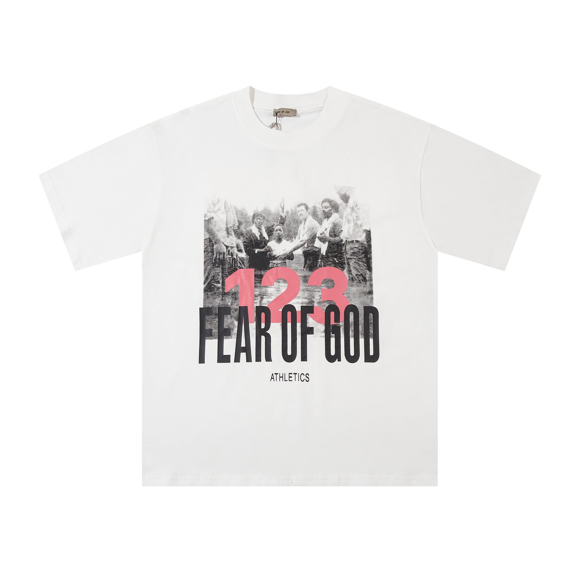 Fog Essentials T Shirts Spring/Summer FOG Joint Crew Neck Short Sleeves