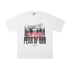 Fog Essentials T Shirts Spring/Summer FOG Joint Crew Neck Short Sleeves