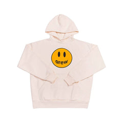 Drew House Smiley Face Pullover Hoodie, Cream