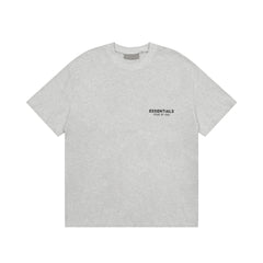 Fog Essentials T Shirts Spring/Summer FOG Double Line Letter Pattern Crew Neck Short Sleeves