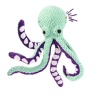 Durable Plush Dog Toy – Squeaky Octopus for All Breeds