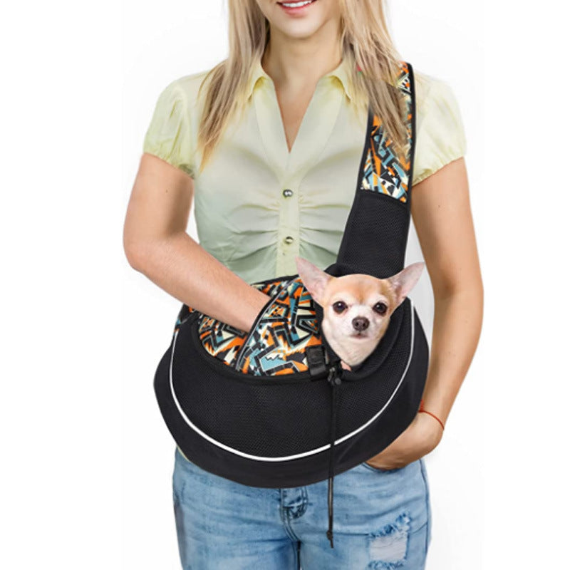 Dog Sling Carrier Bag — Hands-Free Crossbody Pet Carrier for Dogs & Cats