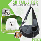 Dog Sling Carrier Bag — Hands-Free Crossbody Pet Carrier for Dogs & Cats