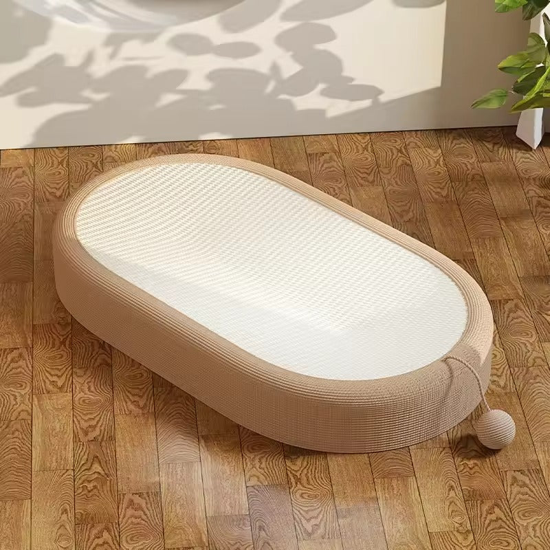 Eco Sisal Cat Scratcher Bed with Play Ball