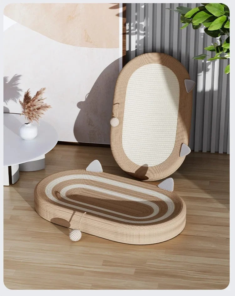Eco Sisal Cat Scratcher Bed with Play Ball