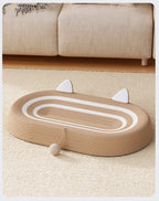 Eco Sisal Cat Scratcher Bed with Play Ball