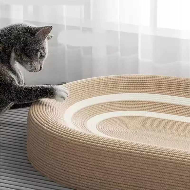 Eco Sisal Cat Scratcher Bed with Play Ball