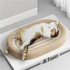 Eco Sisal Cat Scratcher Bed with Play Ball
