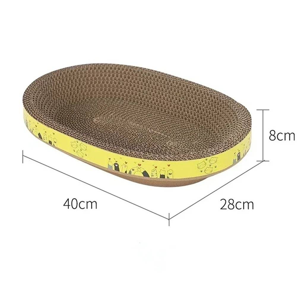 Cat Bed with Premium Corrugated Cardboard Scratch Pad