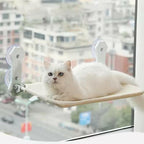 Cat Window Perch with Strong Suction Cups – Space-Saving Hanging Bed