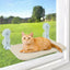 Cat Window Perch with Strong Suction Cups – Space-Saving Hanging Bed