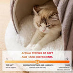 Plush Igloo Cat Dog Bed – Warm Cozy and Enclosed for Ultimate Comfort