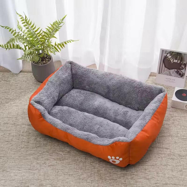 Pawfey Plush Pet Bed – Soft Supportive and Waterproof Main Image