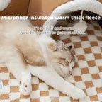 Luxury Plush Tunnel Cat Bed – Warm and Playful Retreat for Your Feline