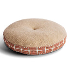 Plush Round Pet Bed with Cashmere Fleece