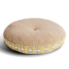 Plush Round Pet Bed with Cashmere Fleece