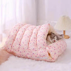 Pawfey Plush Foldable Dog Cat Bed