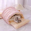Pawfey Plush Foldable Dog Cat Bed