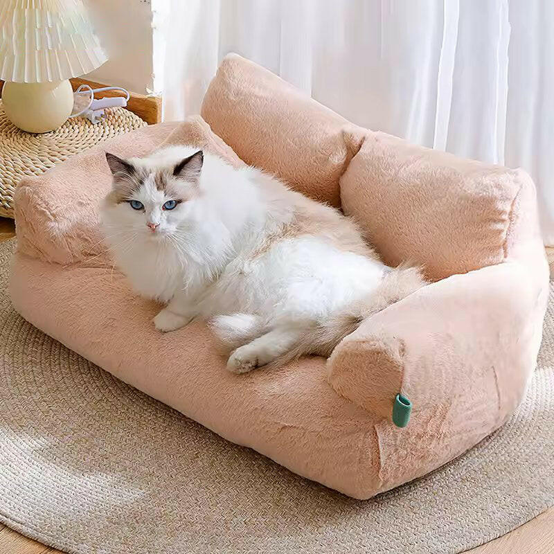 Cat Bed with Head Rest Premium Quality
