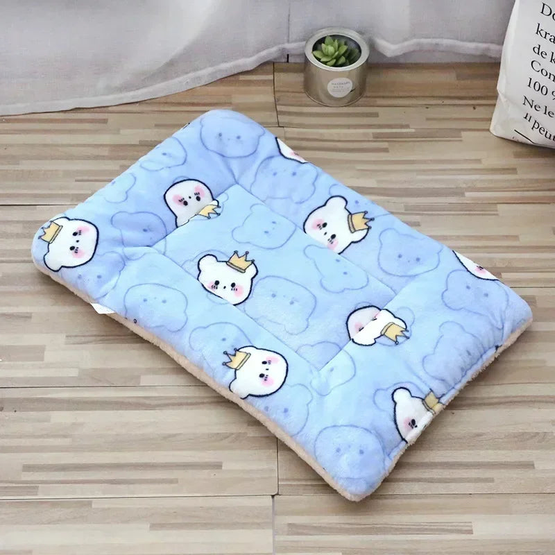 Soft Fleece Pet Bed Mat - Washable and Cosy