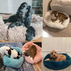 Plush Calming Dog Bed – Soft Fluffy and Supportive