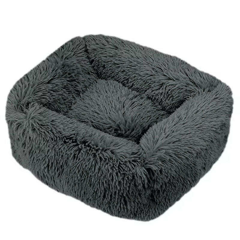 Plush Calming Dog Bed – Soft Fluffy and Supportive