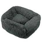 Plush Calming Dog Bed – Soft Fluffy and Supportive