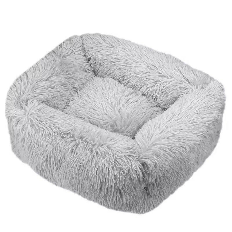 Plush Calming Dog Bed – Soft Fluffy and Supportive
