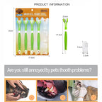 Pet Dental Care Kit – Toothbrush and Finger Cleaner Set