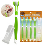 Pet Dental Care Kit – Toothbrush and Finger Cleaner Set
