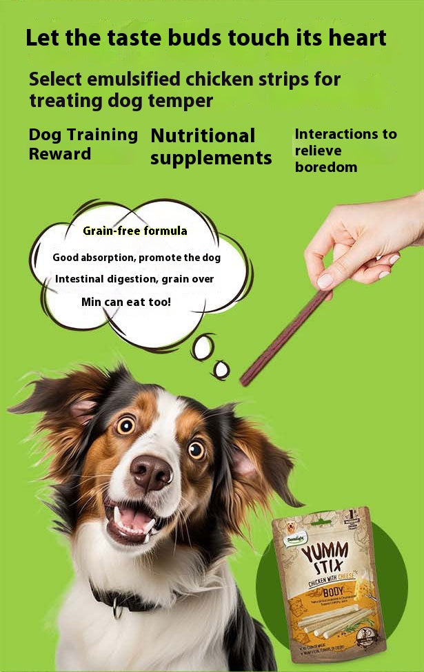 Pure Chicken Emulsion Strips for Appetite Support - Puppy Vitamin