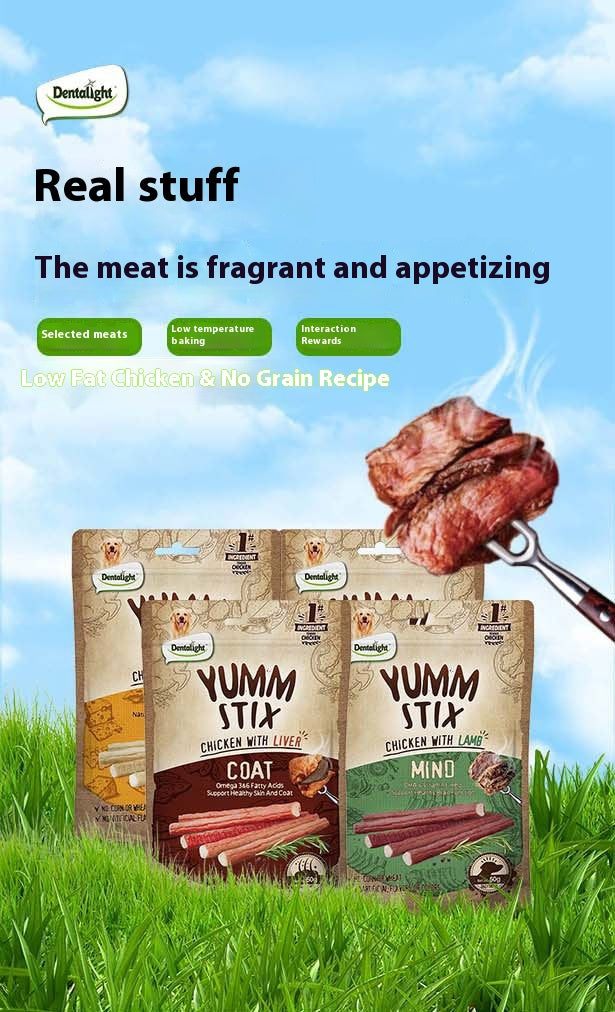 Pure Chicken Emulsion Strips for Appetite Support - Puppy Vitamin