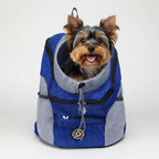 Pet Carrier Backpack — Breathable Oxford Travel Bag for Dogs & Cats