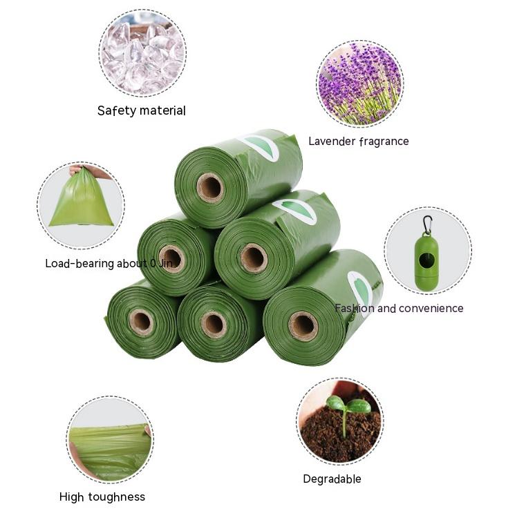 Biodegradable Pet Waste Bags with Dispenser Box Fragrance