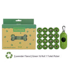 Biodegradable Pet Waste Bags with Dispenser Box Fragrance
