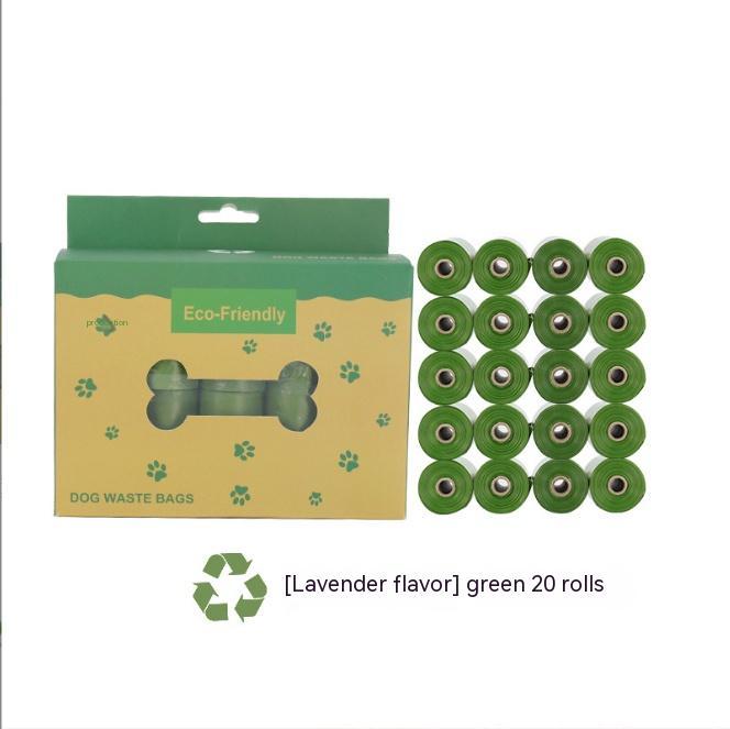 Biodegradable Pet Waste Bags with Dispenser Box Fragrance