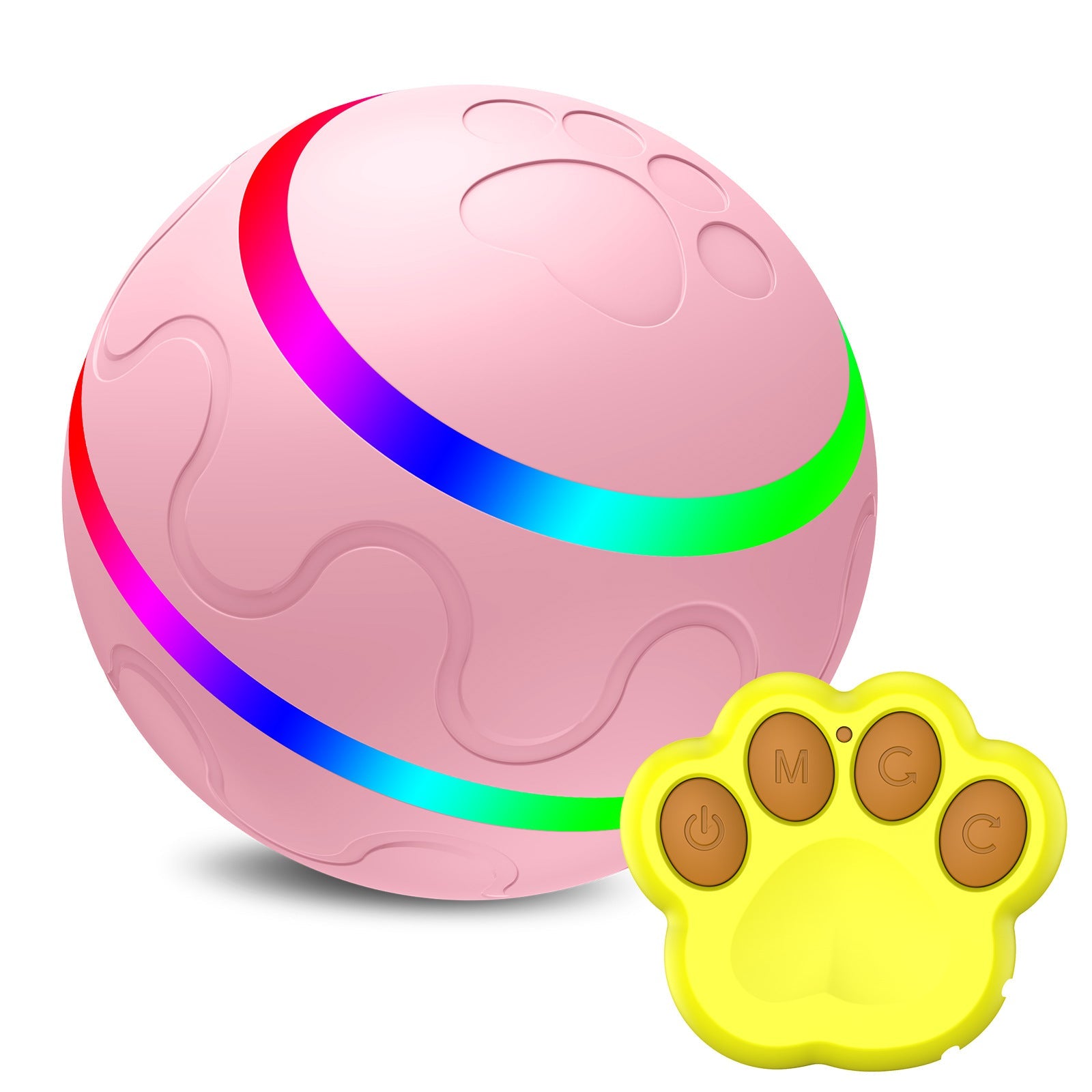 Interactive Automatic Rotating Cat & Dog Toy Ball for Fun