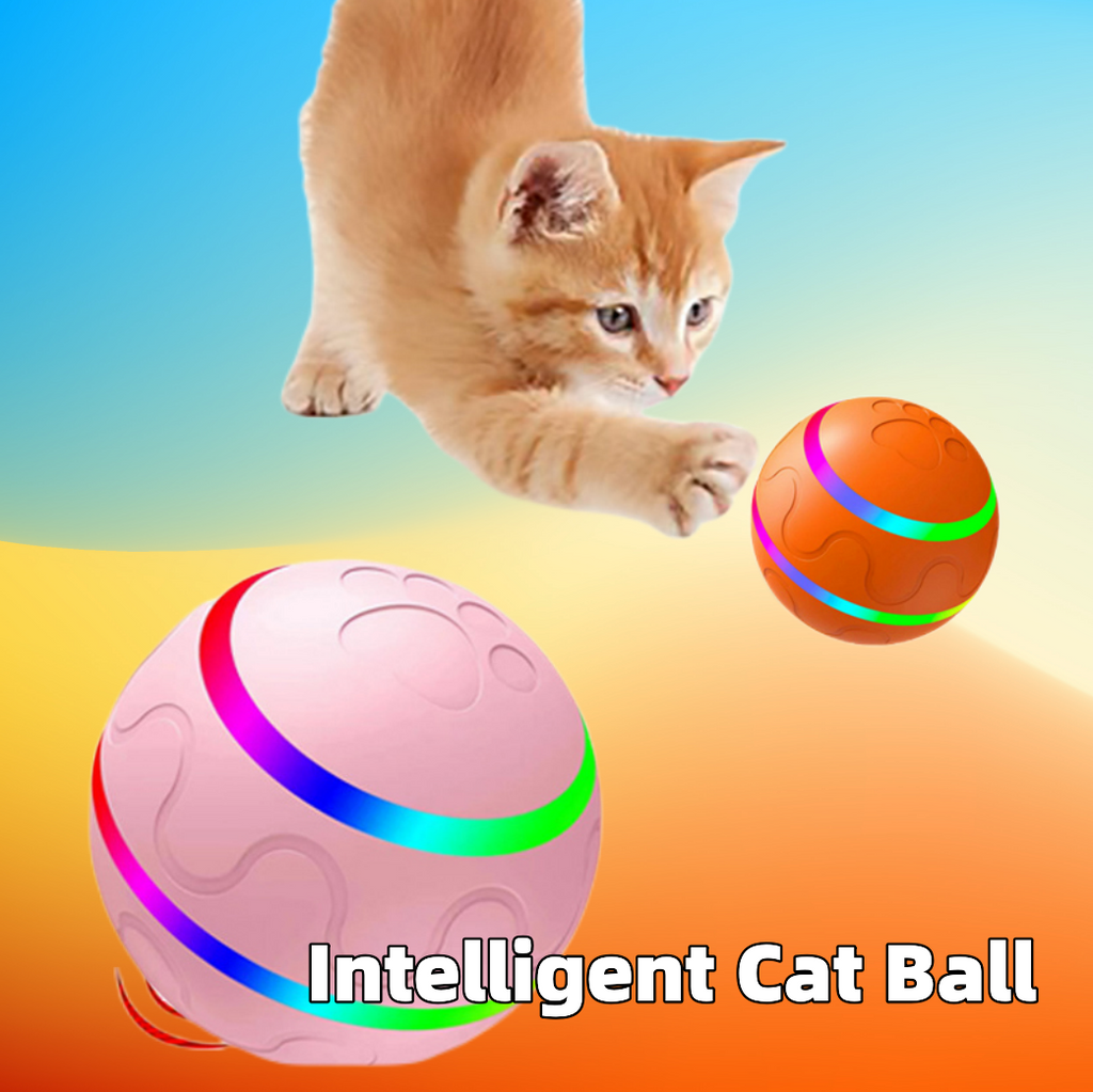Interactive Automatic Rotating Cat & Dog Toy Ball for Fun