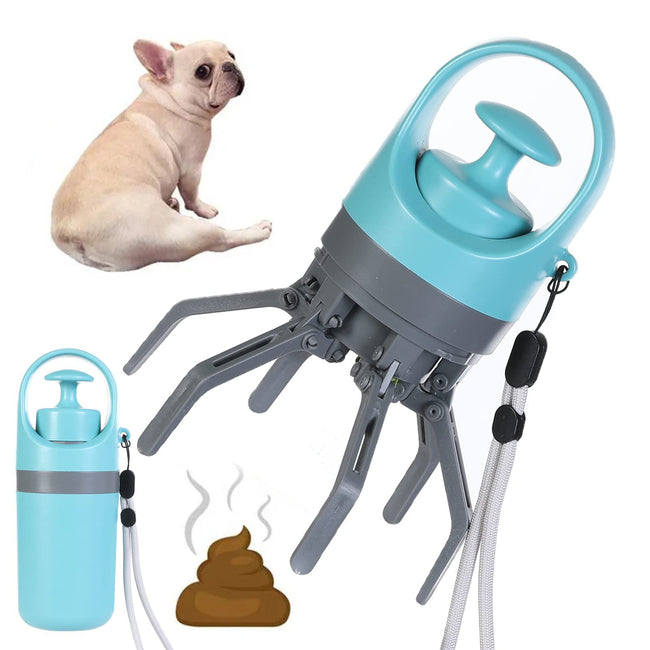 Portable dog poop scooper Lightweight Waste Picker w/ Bag Hover Image