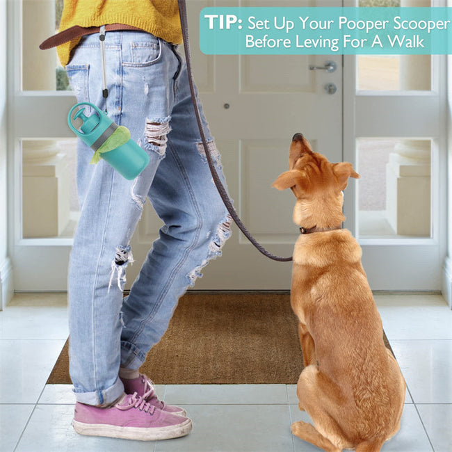 Portable dog poop scooper Lightweight Waste Picker w/ Bag Main Image