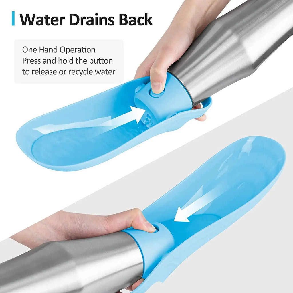 Portable Dog Water Bottle — Leakproof Travel Cup for Dogs on the Go
