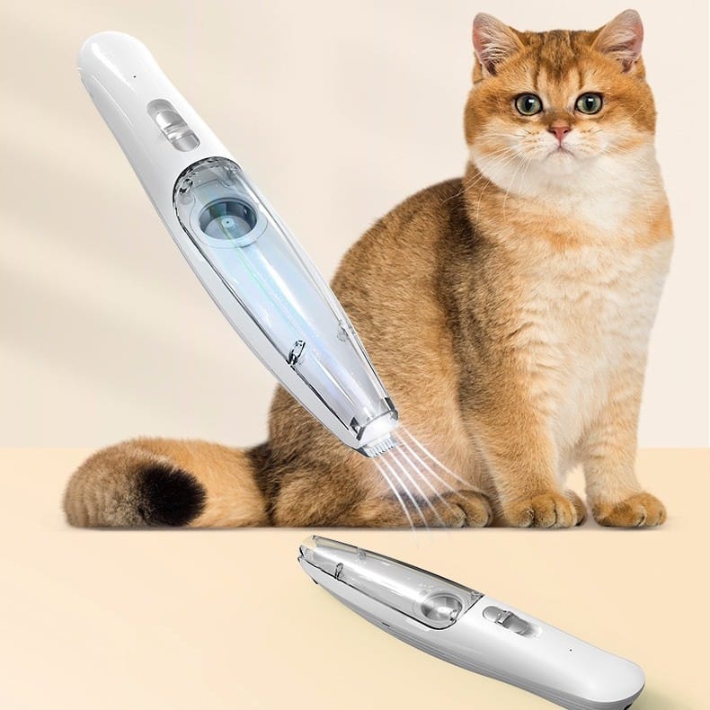Pet Grooming Trimmer — Cordless Clipper with Built-In Hair Collector