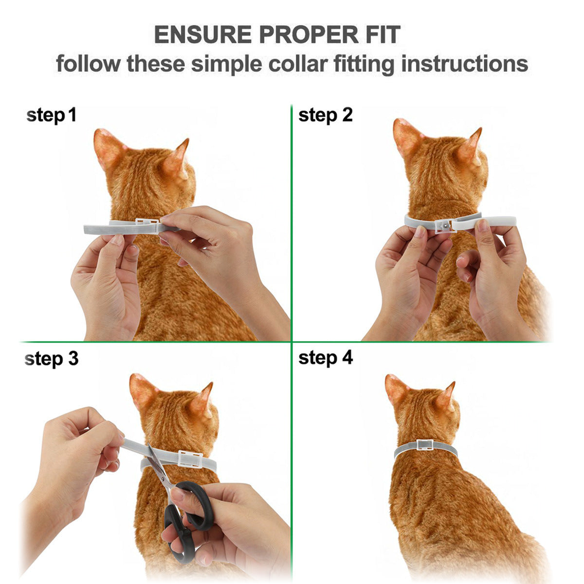 Natural Flea and Tick Collar 8-Month Protection for All Pets