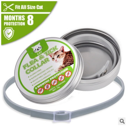 Natural Flea and Tick Collar 8-Month Protection for All Pets