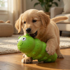 Puppy Chew Toys – Bug Shape Squeaky Teething Toy