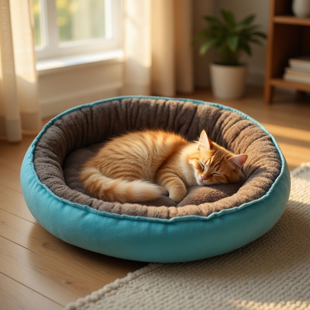 Removable Pet Mat — Eco-Friendly, Washable & Cozy for Cats and Dogs